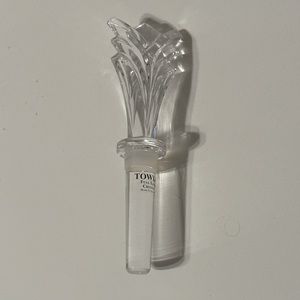 Towle Full Lead Crystal Sydney Bottle Stopper Made in Austria